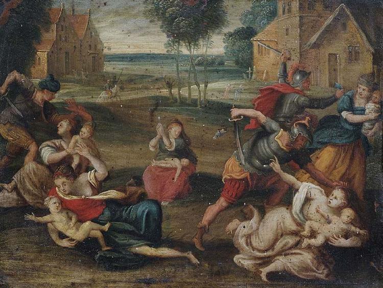 Frans Francken II Der Bethlehemitische Kindermord. Norge oil painting art